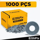 Kit Arruelas Lisas 1/4 100 Unidades